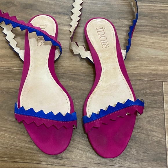 colorful gladiator sandals